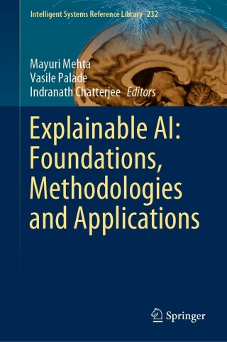 Imagen de portada: Explainable AI: Foundations, Methodologies and Applications 9783031128066