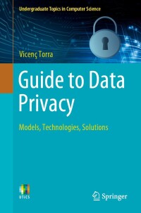 Cover image: Guide to Data Privacy 9783031128363