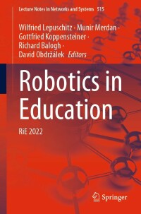 Cover image: Robotics in Education 9783031128479