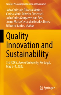 Cover image: Quality Innovation and Sustainability 9783031129131