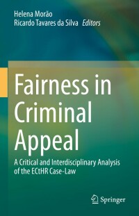 Cover image: Fairness in Criminal Appeal 9783031130007