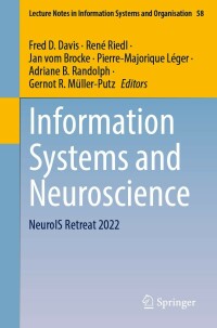 Cover image: Information Systems and Neuroscience 9783031130632