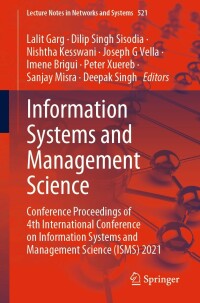 Cover image: Information Systems and Management Science 9783031131493