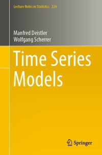 表紙画像: Time Series Models 9783031132124