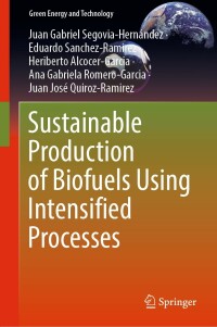 Imagen de portada: Sustainable Production of Biofuels Using Intensified Processes 9783031132155