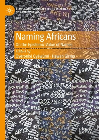 Cover image: Naming Africans 9783031134746