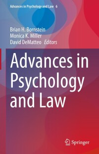 Cover image: Advances in Psychology and Law 9783031137327