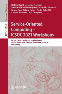 Imagen de portada: Service-Oriented Computing – ICSOC 2021 Workshops 9783031141348