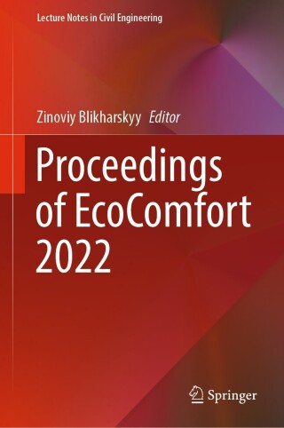 Cover image: Proceedings of EcoComfort 2022 9783031141409