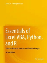 表紙画像: Essentials of Excel VBA, Python, and R 2nd edition 9783031142352