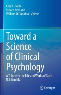 Cover image: Toward a Science of Clinical Psychology 9783031143311