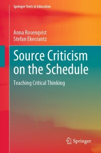 Imagen de portada: Source Criticism on the Schedule 9783031143359