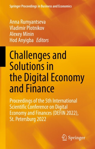 Cover image: Challenges and Solutions in the Digital Economy and Finance 9783031144097