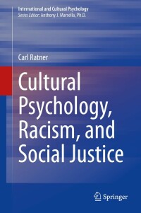 Cover image: Cultural Psychology, Racism, and Social Justice 9783031145780