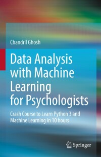 Cover image: Data Analysis with Machine Learning for Psychologists 9783031146336