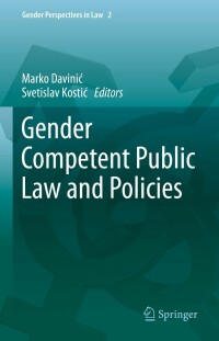 Cover image: Gender Competent Public Law and Policies 9783031147050