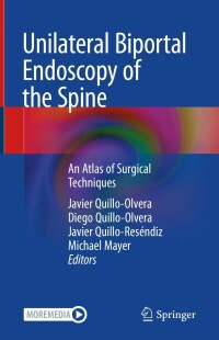 Cover image: Unilateral Biportal Endoscopy of the Spine 9783031147357