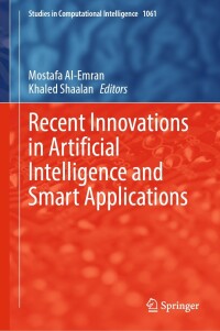 Cover image: Recent Innovations in Artificial Intelligence and Smart Applications 9783031147470