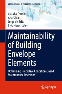 صورة الغلاف: Maintainability of Building Envelope Elements 9783031147661