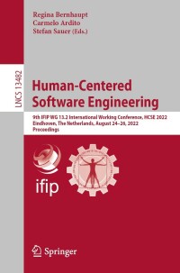 Imagen de portada: Human-Centered Software Engineering 9783031147845