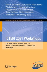 Cover image: ICTERI 2021 Workshops 9783031148408