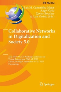 Immagine di copertina: Collaborative Networks in Digitalization and Society 5.0 9783031148439