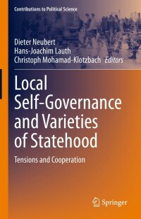 Imagen de portada: Local Self-Governance and Varieties of Statehood 9783031149955