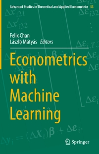 Cover image: Econometrics with Machine Learning 9783031151484