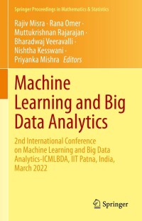 Imagen de portada: Machine Learning and Big Data Analytics 9783031151743