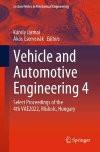 表紙画像: Vehicle and Automotive Engineering 4 9783031152108