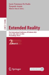 Imagen de portada: Extended Reality 9783031155529