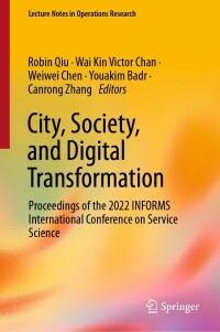 Cover image: City, Society, and Digital Transformation 9783031156434