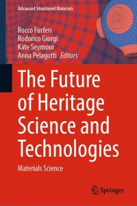 Cover image: The Future of Heritage Science and Technologies 9783031156755
