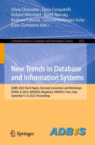 Imagen de portada: New Trends in Database and Information Systems 9783031157424