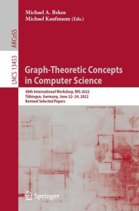 Cover image: Graph-Theoretic Concepts  in Computer Science 9783031159138