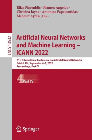 Imagen de portada: Artificial Neural Networks and Machine Learning – ICANN 2022 9783031159367