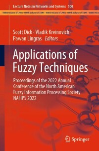 Cover image: Applications of Fuzzy Techniques 9783031160370