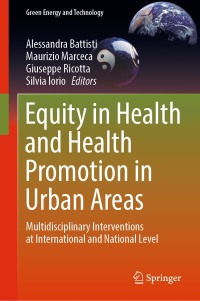 Imagen de portada: Equity in Health and Health Promotion in Urban Areas 9783031161810
