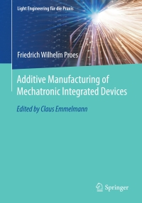 Cover image: Additive Manufacturing of Mechatronic Integrated Devices 9783031162206