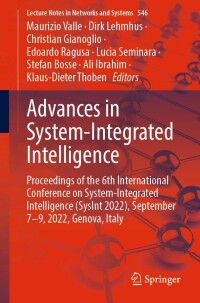 Cover image: Advances in System-Integrated Intelligence 9783031162800
