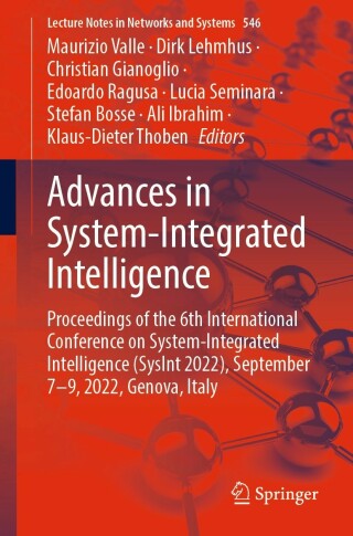 Imagen de portada: Advances in System-Integrated Intelligence 9783031162800