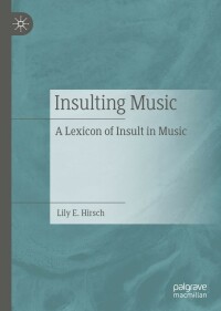 Cover image: Insulting Music 9783031164651