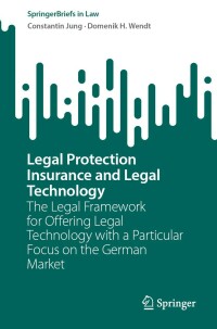 Cover image: Legal Protection Insurance and Legal Technology 9783031165405