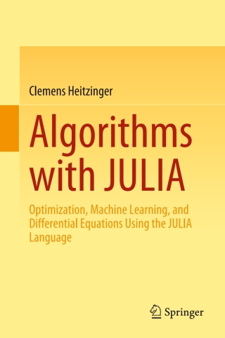 Cover image: Algorithms with JULIA 9783031165597