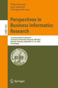 Cover image: Perspectives in Business Informatics Research 9783031169465