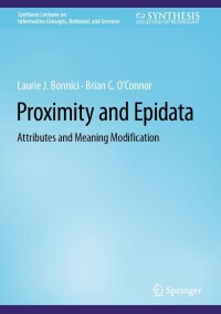 Omslagafbeelding: Proximity and Epidata 9783031170935