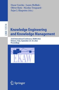 Cover image: Knowledge Engineering and Knowledge Management 9783031171048