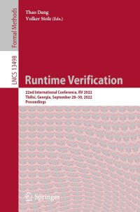 Cover image: Runtime Verification 9783031171956