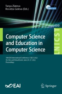 Cover image: Computer Science and Education in Computer Science 9783031172915