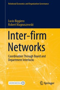 Cover image: Inter-firm Networks 9783031173882